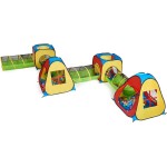 UTEX 8-in-1-Pop-Up-Kinderspielzelthaus mit 4 Tunneln, 4 Zelten für Jungen, Mädchen, Babys und Kleinkinder für den Innen- und Außenbereich