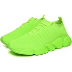 GSLMOLN Mode-Sneaker für Herren und Damen, Unisex, zum Hineinschlüpfen, Ultra-Sock-Strick, weiche Sohle, atmungsaktiv, leicht, lässig, Wanderschuhe