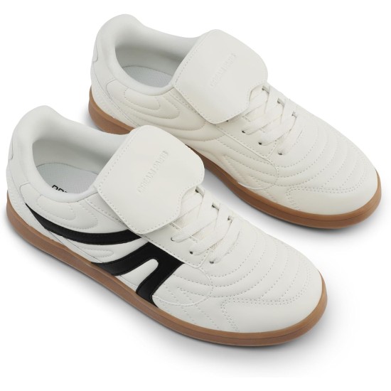 DREAM PAIRS Damen-Tennis-Sneaker zum Gehen, lässige Schnürschuhe, bequeme, trendige, umklappbare Design-Mode-Sneaker-Schuhe DREAM PAIRS Damen-Tennis-Sneaker zum Gehen, lässige Schnürschuhe, bequeme, trendige, umklappbare Design-Mode-Sneaker-Schuhe