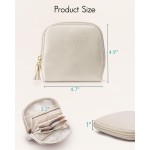 VLANDO Kleines Reise-Schmucketui, Brautjungfern-Geschenke, Schmuckbeutel mit Reißverschluss, Samt-Schmuck-Organizer, Aufbewahrungstasche für Armbänder, Ringe, Ohrringe, Cremeweiß VLANDO Kleines Reise-Schmucketui, Brautjungfern-Geschenke, Schmuckbeutel mit Reißverschluss, Samt-Schmuck-Organizer, Aufbewahrungstasche für Armbänder, Ringe, Ohrringe, Cremeweiß