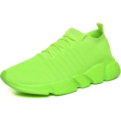 GSLMOLN Mode-Sneaker für Herren und Damen, Unisex, zum Hineinschlüpfen, Ultra-Sock-Strick, weiche Sohle, atmungsaktiv, leicht, lässig, Wanderschuhe