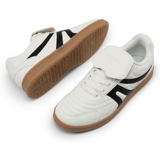 DREAM PAIRS Damen-Tennis-Sneaker zum Gehen, lässige Schnürschuhe, bequeme, trendige, umklappbare Design-Mode-Sneaker-Schuhe DREAM PAIRS Damen-Tennis-Sneaker zum Gehen, lässige Schnürschuhe, bequeme, trendige, umklappbare Design-Mode-Sneaker-Schuhe