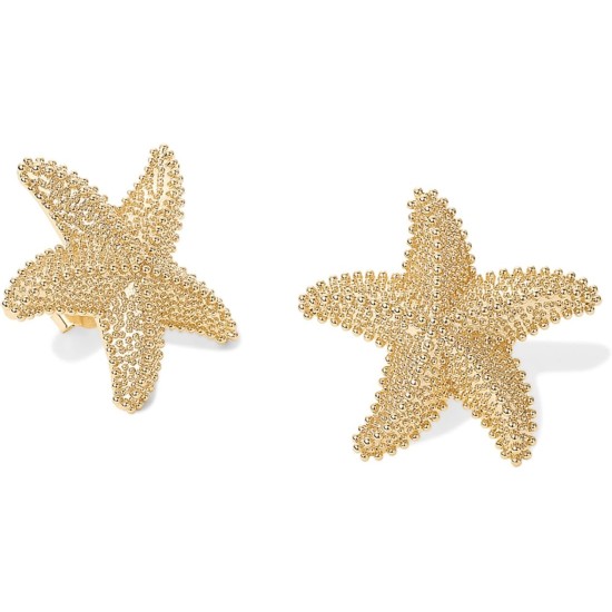 PAVOI 14K vergoldete Seestern-Statement-Ohrstecker für Damen |