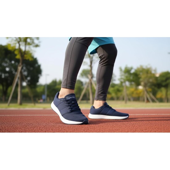 WHITIN Herren-Wanderschuhe mit breiter Zehenbox + Zero Drop und rutschfester Gummi-Außensohle