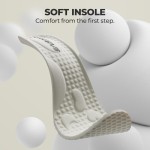 NORTIV 8 Damen-Slipper-Wanderschuhe, freihändig, rutschfest, leicht, Fitnessstudio, Workout, lässig, bequem, atmungsaktiv, Laufen, Tennis, SwiftSleek Fashion Sneakers