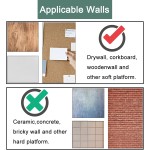 30 Stück Pinnnadeln, Bilderaufhänger, Wandhaken, doppelköpfige Reißzwecken für Wandbehänge, mieterfreundliche Dekoration, kleine Bilderrahmenaufhänger für Trockenbau, Korktafel, Zuhause, Büro, Fotodekorationen (schwarz) 30 Stück Pinnnadeln, Bilderaufhänger, Wandhaken, doppelköpfige Reißzwecken für Wandbehänge, mieterfreundliche Dekoration, kleine Bilderrahmenaufhänger für Trockenbau, Korktafel, Zuhause, Büro, Fotodekorationen (schwarz)