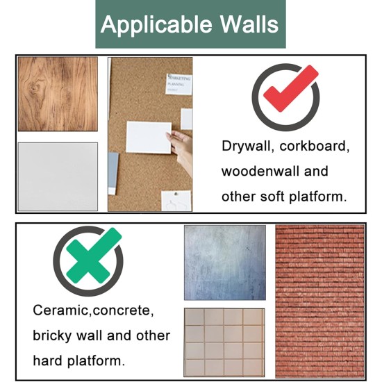 30 Stück Pinnnadeln, Bilderaufhänger, Wandhaken, doppelköpfige Reißzwecken für Wandbehänge, mieterfreundliche Dekoration, kleine Bilderrahmenaufhänger für Trockenbau, Korktafel, Zuhause, Büro, Fotodekorationen (schwarz) 30 Stück Pinnnadeln, Bilderaufhänger, Wandhaken, doppelköpfige Reißzwecken für Wandbehänge, mieterfreundliche Dekoration, kleine Bilderrahmenaufhänger für Trockenbau, Korktafel, Zuhause, Büro, Fotodekorationen (schwarz)