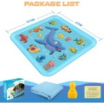 Growsland Splash Pad für Kleinkinder, Outdoor-Sprinkler für Kinder, 67 Growsland Splash Pad für Kleinkinder, Outdoor-Sprinkler für Kinder, 67