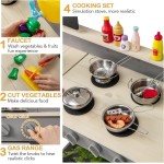 INFANS Matschküche, Outdoor-Spielküche mit Wasserhahn, Kreidetafel, Öfen, abnehmbare Spüle, Kochzubehör, Holz-Kinderküche, Spielset, Hinterhof-Gartenspielzeug, Geschenk für Jungen und Mädchen ab 3 Jahren INFANS Matschküche, Outdoor-Spielküche mit Wasserhahn, Kreidetafel, Öfen, abnehmbare Spüle, Kochzubehör, Holz-Kinderküche, Spielset, Hinterhof-Gartenspielzeug, Geschenk für Jungen und Mädchen ab 3 Jahren