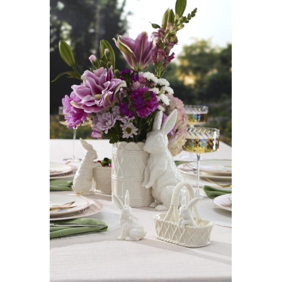 Lenox 897159 Wicker Creek Hasenvase, Oster-Heimdekoration