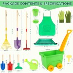 Gartenset für Kinder, Outdoor-Spielzeug mit Schubkarre und Gartenwerkzeugen, Gartenset für Kleinkinder mit Umtopfmatte, Handschuhen, Schürze, Gießkanne, Rollenspiel-Lernspielzeug für Kinder Jungen und Mädchen von 3–8 Jahren Gartenset für Kinder, Outdoor-Spielzeug mit Schubkarre und Gartenwerkzeugen, Gartenset für Kleinkinder mit Umtopfmatte, Handschuhen, Schürze, Gießkanne, Rollenspiel-Lernspielzeug für Kinder Jungen und Mädchen von 3–8 Jahren