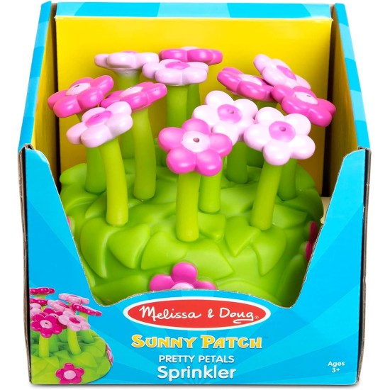 Melissa & Doug Sunny Patch Pretty Petals Blumensprinklerspielzeug mit Schlauchbefestigung, Wasserspiel für Kleinkinder und Kinder im Freien ab 3 Jahren Melissa & Doug Sunny Patch Pretty Petals Blumensprinklerspielzeug mit Schlauchbefestigung, Wasserspiel für Kleinkinder und Kinder im Freien ab 3 Jahren