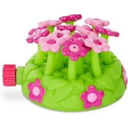 Melissa & Doug Sunny Patch Pretty Petals Blumensprinklerspielzeug mit Schlauchbefestigung, Wasserspiel für Kleinkinder und Kinder im Freien ab 3 Jahren