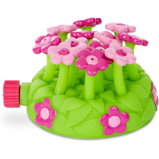 Melissa & Doug Sunny Patch Pretty Petals Blumensprinklerspielzeug mit Schlauchbefestigung, Wasserspiel für Kleinkinder und Kinder im Freien ab 3 Jahren Melissa & Doug Sunny Patch Pretty Petals Blumensprinklerspielzeug mit Schlauchbefestigung, Wasserspiel für Kleinkinder und Kinder im Freien ab 3 Jahren