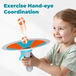 iPlay, iLearn Pop Stick Ballspiel Outdoor-Spielzeug für Kinder, Toss Chase Launching Ballsportspiel für kleine Jungen, lustige Familienaktivität im Freien, coole Geburtstagsgeschenke für 3 4 5 6 7 8–12 Jahre alte Mädchen