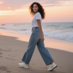 NORTIV 8 Damen-Slipper-Wanderschuhe, freihändig, rutschfest, leicht, Fitnessstudio, Workout, lässig, bequem, atmungsaktiv, Laufen, Tennis, SwiftSleek Fashion Sneakers