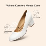 DREAM PAIRS Damen-Pumps, niedriger, klobiger Blockabsatz, Kleidschuhe, geschlossene runde Zehenpartie, bequeme Absätze DREAM PAIRS Damen-Pumps, niedriger, klobiger Blockabsatz, Kleidschuhe, geschlossene runde Zehenpartie, bequeme Absätze