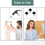 30 Stück Pinnnadeln, Bilderaufhänger, Wandhaken, doppelköpfige Reißzwecken für Wandbehänge, mieterfreundliche Dekoration, kleine Bilderrahmenaufhänger für Trockenbau, Korktafel, Zuhause, Büro, Fotodekorationen (schwarz) 30 Stück Pinnnadeln, Bilderaufhänger, Wandhaken, doppelköpfige Reißzwecken für Wandbehänge, mieterfreundliche Dekoration, kleine Bilderrahmenaufhänger für Trockenbau, Korktafel, Zuhause, Büro, Fotodekorationen (schwarz)