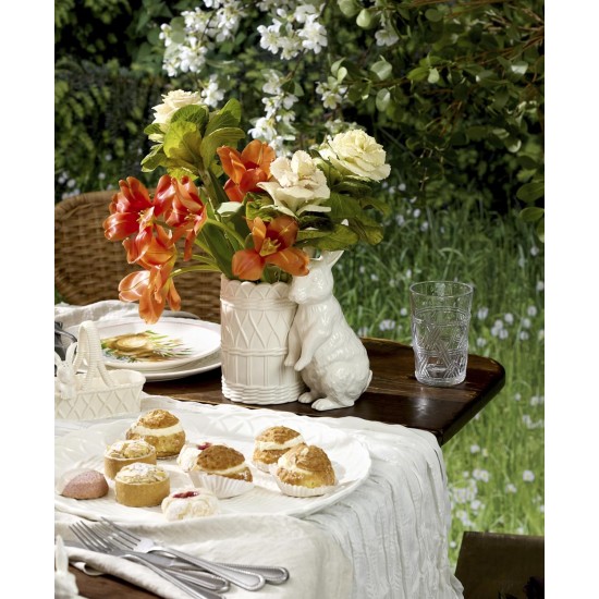 Lenox 897159 Wicker Creek Hasenvase, Oster-Heimdekoration