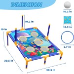 Tierisches Sitzsack-Wurfspiel, Spielzeug für den Außenbereich, Familienparty-Partyzubehör für Kinder, Geschenk für Jungen zum Geburtstag oder Weihnachten für Kleinkinder im Alter von 3 4 5 6 Jahren