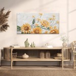 Suconvng Wandkunst für Wohnzimmer, Sonnenblumen-Wandkunst, moderne Leinwandkunst, Wanddekoration, Heimwanddekoration, geeignete Bilder für Schlafzimmer, Wohnung, Büro, kann aufgehängt werden, 61 x 121,9 cm Suconvng Wandkunst für Wohnzimmer, Sonnenblumen-Wandkunst, moderne Leinwandkunst, Wanddekoration, Heimwanddekoration, geeignete Bilder für Schlafzimmer, Wohnung, Büro, kann aufgehängt werden, 61 x 121,9 cm