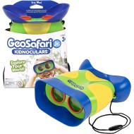 Educational Insights GeoSafari Kidnoculars – Spielzeugfernglas für Kinder, Outdoor-Spielzeug für Kinder im Alter von 4–8 Jahren, Camping- und Naturspielzeug für Kleinkinder, leichtes Fernglas mit Tragegurt, Vogelbeobachtungsausrüstung