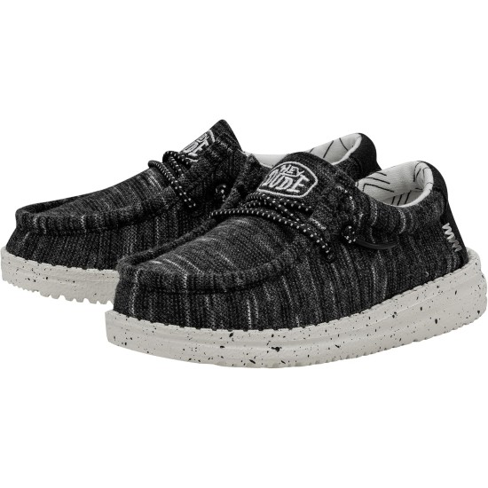 Hey Dude Unisex-Kinder Wally Stretch Kids Hey Dude Unisex-Kinder Wally Stretch Kids