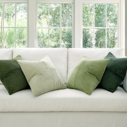 MIULEE Frühlingsgrüne dekorative Kissenbezüge, 45,7 x 45,7 cm, 4er-Set, Boho-Bauernhaus-Kissenbezüge, moderne nordische Kissenbezüge, weicher Cord-Farbverlauf, Heimdekoration für Couch, Sofa, Wohnzimmer, Bett MIULEE Frühlingsgrüne dekorative Kissenbezüge, 45,7 x 45,7 cm, 4er-Set, Boho-Bauernhaus-Kissenbezüge, moderne nordische Kissenbezüge, weicher Cord-Farbverlauf, Heimdekoration für Couch, Sofa, Wohnzimmer, Bett