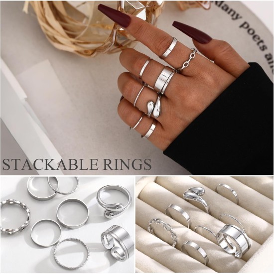 YEEZII 56-teiliges Goldschmuckset für Damen mit 5-teiliger mehrlagiger Halskette, 5-teiliger mehrlagiger Halskette, 12 Armbändern, 4 Creolen, 8 stapelbaren Ringen, 10 Haarnadeln und 12 Ohrsteckern. Schmuckset für Frauen YEEZII 56-teiliges Goldschmuckset für Damen mit 5-teiliger mehrlagiger Halskette, 5-teiliger mehrlagiger Halskette, 12 Armbändern, 4 Creolen, 8 stapelbaren Ringen, 10 Haarnadeln und 12 Ohrsteckern. Schmuckset für Frauen