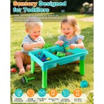 Sandkasten-Set, Sandtisch: Sandspielset, Behälter mit Deckel, Spielzeug für Kleinkinder, Dinosaurier-/Ozean-Formen-Sets, fördert die Kreativität und Erkundungsfähigkeiten – Geschenk für sensorische Aktivitäten im Innen- und Außenbereich für kleine Kinder Sandkasten-Set, Sandtisch: Sandspielset, Behälter mit Deckel, Spielzeug für Kleinkinder, Dinosaurier-/Ozean-Formen-Sets, fördert die Kreativität und Erkundungsfähigkeiten – Geschenk für sensorische Aktivitäten im Innen- und Außenbereich für kleine Kinder