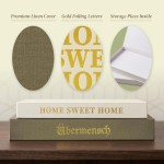 Dekorative Bücherboxen im 2er-Set – Kunstbücher mit Leinenstruktur und versteckter Aufbewahrung, Couchtisch-Dekoration, Bücher und Bücherregal-Akzent (Olivgrün und Elfenbein) Dekorative Bücherboxen im 2er-Set – Kunstbücher mit Leinenstruktur und versteckter Aufbewahrung, Couchtisch-Dekoration, Bücher und Bücherregal-Akzent (Olivgrün und Elfenbein)