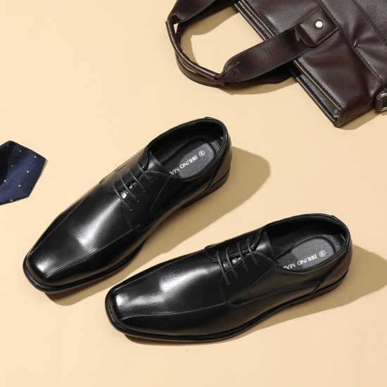 Bruno Marc Herren-Schuhe, formelle, klassische Schnür-Oxfords Bruno Marc Herren-Schuhe, formelle, klassische Schnür-Oxfords