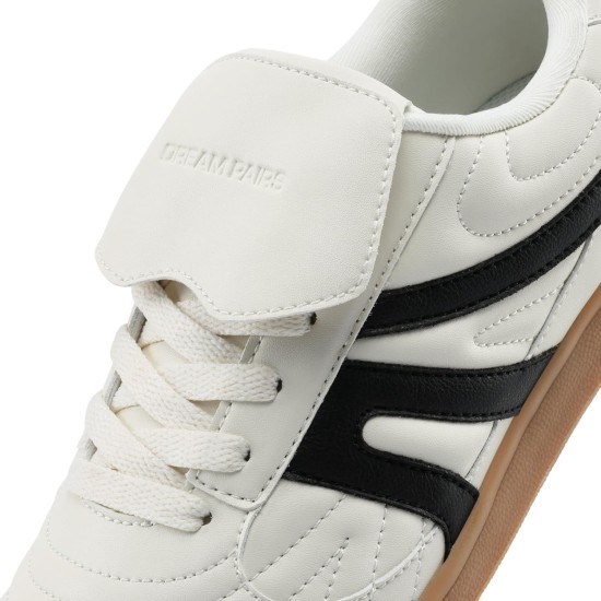 DREAM PAIRS Damen-Tennis-Sneaker zum Gehen, lässige Schnürschuhe, bequeme, trendige, umklappbare Design-Mode-Sneaker-Schuhe DREAM PAIRS Damen-Tennis-Sneaker zum Gehen, lässige Schnürschuhe, bequeme, trendige, umklappbare Design-Mode-Sneaker-Schuhe