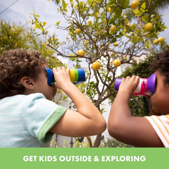 Educational Insights GeoSafari Kidnoculars – Spielzeugfernglas für Kinder, Outdoor-Spielzeug für Kinder im Alter von 4–8 Jahren, Camping- und Naturspielzeug für Kleinkinder, leichtes Fernglas mit Tragegurt, Vogelbeobachtungsausrüstung Educational Insights GeoSafari Kidnoculars – Spielzeugfernglas für Kinder, Outdoor-Spielzeug für Kinder im Alter von 4–8 Jahren, Camping- und Naturspielzeug für Kleinkinder, leichtes Fernglas mit Tragegurt, Vogelbeobachtungsausrüstung