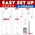 3-in-1-Baseball-Set für Kinder und Kleinkinder im Alter von 3–5 Jahren – inklusive Teeballständer, hängendem Tee, automatischem Ballwerfer und 6 Softbällen – höhenverstellbar für drinnen und draußen – Sportgeschenk für Jungen 3-in-1-Baseball-Set für Kinder und Kleinkinder im Alter von 3–5 Jahren – inklusive Teeballständer, hängendem Tee, automatischem Ballwerfer und 6 Softbällen – höhenverstellbar für drinnen und draußen – Sportgeschenk für Jungen