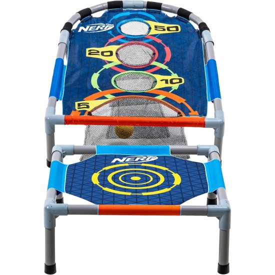 NERF Kids Bounce N Score Target Toss Game Set – Schaumstoffball-Hüpfspiel für Kinder ab 6 Jahren – (6) Schaumstoff-Hüpfbälle und (1) Punkteziel im Lieferumfang enthalten NERF Kids Bounce N Score Target Toss Game Set – Schaumstoffball-Hüpfspiel für Kinder ab 6 Jahren – (6) Schaumstoff-Hüpfbälle und (1) Punkteziel im Lieferumfang enthalten