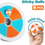 iPlay, iLearn Pop Stick Ballspiel Outdoor-Spielzeug für Kinder, Toss Chase Launching Ballsportspiel für kleine Jungen, lustige Familienaktivität im Freien, coole Geburtstagsgeschenke für 3 4 5 6 7 8–12 Jahre alte Mädchen