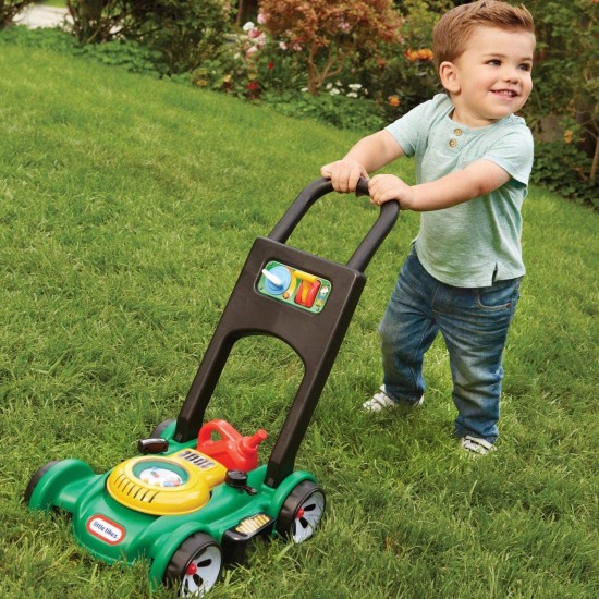 Little Tikes Gas 'n Go Rasenmäher, Kinderspielzeug für Kleinkinder, Jungen, Mädchen ab 18 Monaten und älter, Indoor-Outdoor-Gartenarbeit, Sommerspielzeug, Geschenke zum Geburtstag