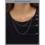 Amazon Collection Halskette mit Geburtsstein-Blumenanhänger aus echtem oder künstlichem Edelstein und Kette aus Sterlingsilber, 45,7 cm Amazon Collection Halskette mit Geburtsstein-Blumenanhänger aus echtem oder künstlichem Edelstein und Kette aus Sterlingsilber, 45,7 cm