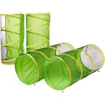 UTEX 8-in-1-Pop-Up-Kinderspielzelthaus mit 4 Tunneln, 4 Zelten für Jungen, Mädchen, Babys und Kleinkinder für den Innen- und Außenbereich