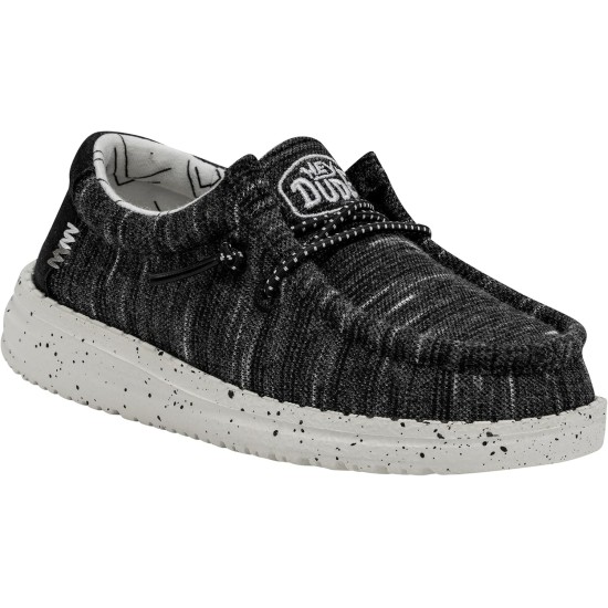 Hey Dude Unisex-Kinder Wally Stretch Kids Hey Dude Unisex-Kinder Wally Stretch Kids