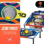NERF Kids Bounce N Score Target Toss Game Set – Schaumstoffball-Hüpfspiel für Kinder ab 6 Jahren – (6) Schaumstoff-Hüpfbälle und (1) Punkteziel im Lieferumfang enthalten NERF Kids Bounce N Score Target Toss Game Set – Schaumstoffball-Hüpfspiel für Kinder ab 6 Jahren – (6) Schaumstoff-Hüpfbälle und (1) Punkteziel im Lieferumfang enthalten