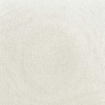 Amazon Basics – Kleine osmanische Fußstütze, quadratischer Mid-Century Modern X-Fußhocker aus Polyester, Leinen, Elfenbeinweiß, 18