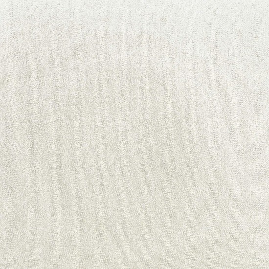 Amazon Basics – Kleine osmanische Fußstütze, quadratischer Mid-Century Modern X-Fußhocker aus Polyester, Leinen, Elfenbeinweiß, 18