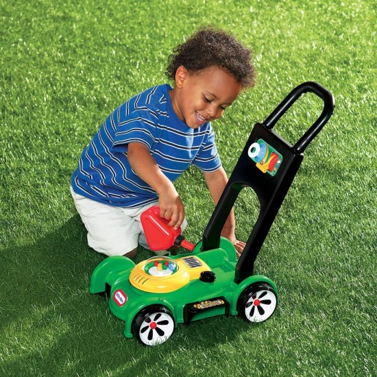 Little Tikes Gas 'n Go Rasenmäher, Kinderspielzeug für Kleinkinder, Jungen, Mädchen ab 18 Monaten und älter, Indoor-Outdoor-Gartenarbeit, Sommerspielzeug, Geschenke zum Geburtstag