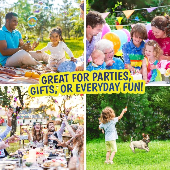 Sunny Days Entertainment Maxx Bubbles 4oz Seifenblasenstäbe – 6er-Pack Seifenblasenspielzeug | Sunny Days Entertainment Maxx Bubbles 4oz Seifenblasenstäbe – 6er-Pack Seifenblasenspielzeug |